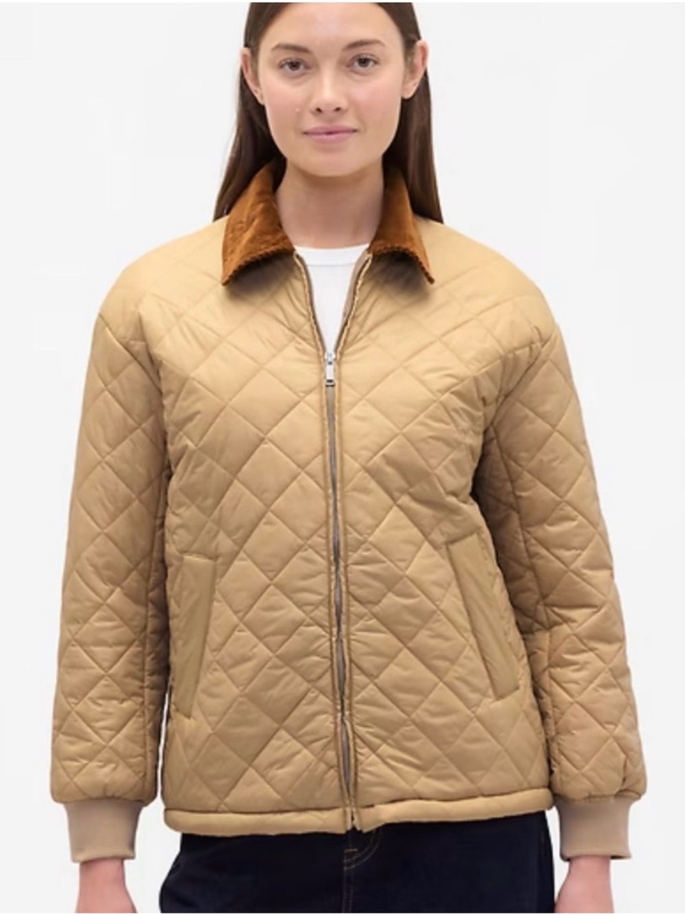 NWT - Gap Relaxed Quilted Nylon Jacket